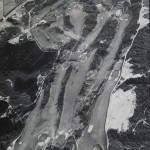 垂水ゴルフ倶楽部全景(北側から撮影の航空写真)(昭和39年)写真上部左側が倶楽部ハウス